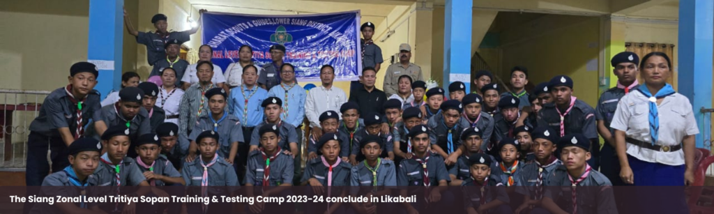 The Siang Zonal Level Tritiya Sopan Training & Testing Camp 2023-24 conclude in Likabali