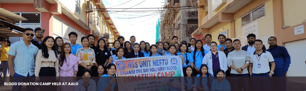 Blood donation camp held at Aalo