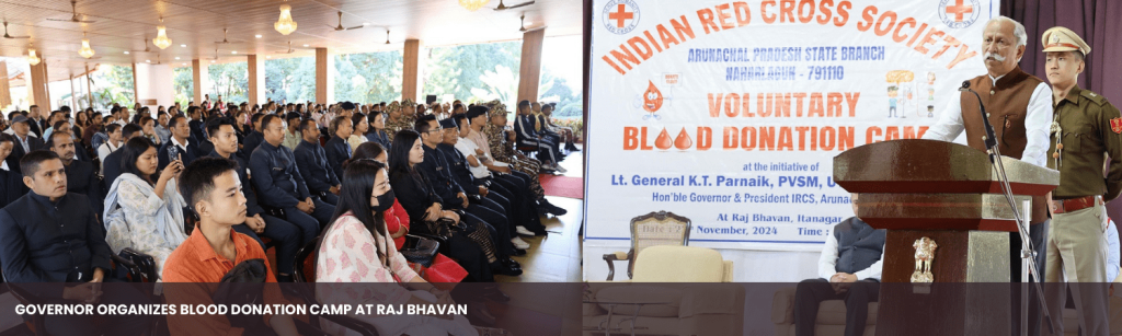 Governor Organizes Blood Donation Camp at Raj Bhavan