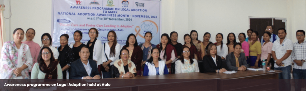 Awareness programme on Legal Adoption held at Aalo
