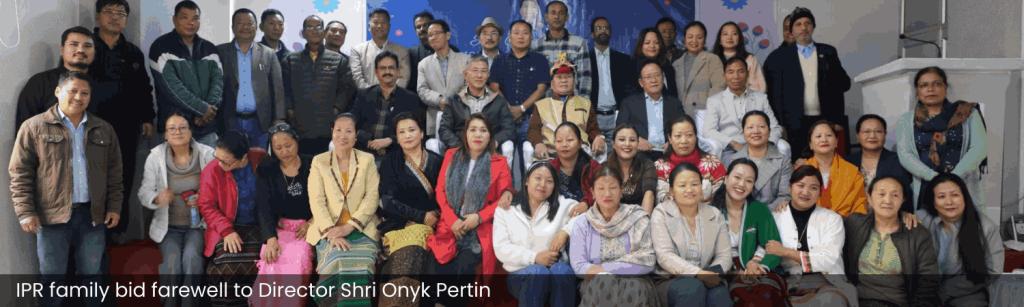 IPR family bid farewell to Director Shri Onyk Pertin