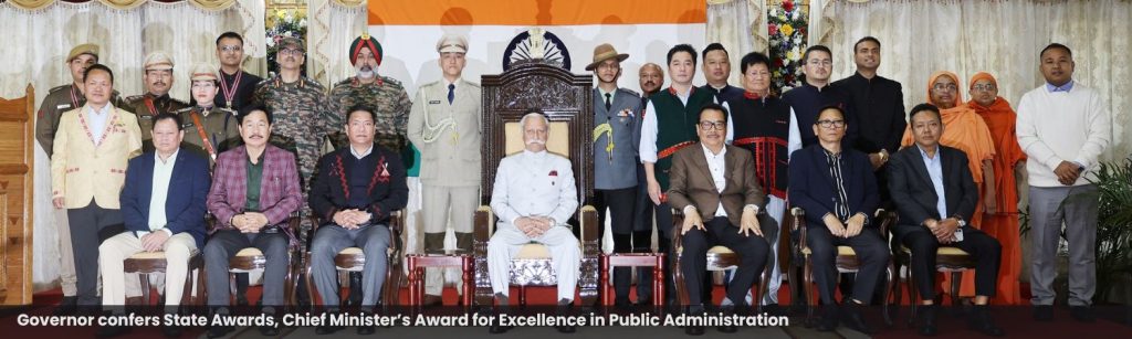 Governor confers State Awards, Chief Minister’s Award for Excellence in Public Administration