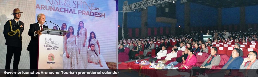 Governor launches Arunachal Tourism promotional calendar