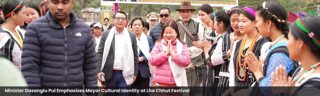 Minister Dasanglu Pul Emphasizes Meyor Cultural Identity at Lha Chhut Festival