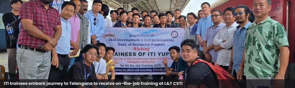 ITI trainees embark journey to Telangana to receive on-the-job training at L&T CSTI
