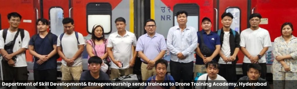 Department of Skill Development& Entrepreneurship sends trainees to Drone Training Academy, Hyderabad