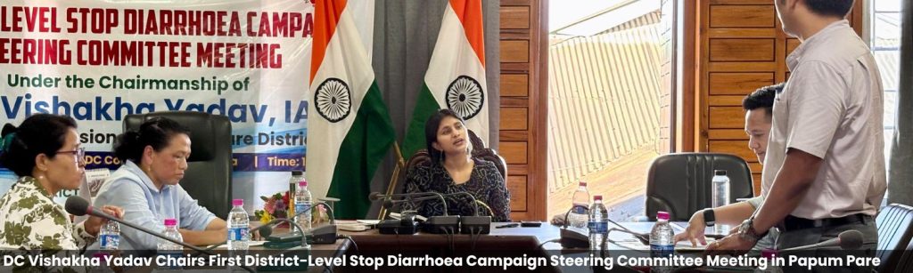 DC Vishakha Yadav Chairs First District-Level Stop Diarrhoea Campaign Steering Committee Meeting in Papum Pare