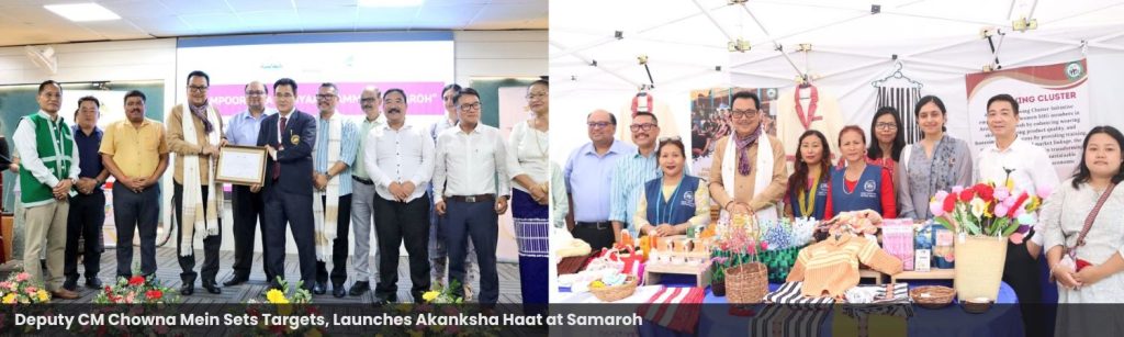 Deputy CM Chowna Mein Sets Targets, Launches Akanksha Haat at Samaroh
