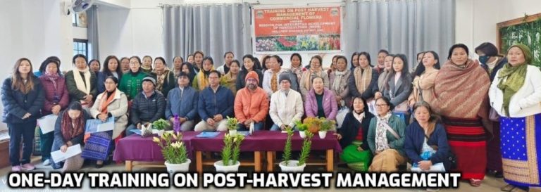 One-Day Training on Post-Harvest Management of Commercial Flowers Conducted at Ziro