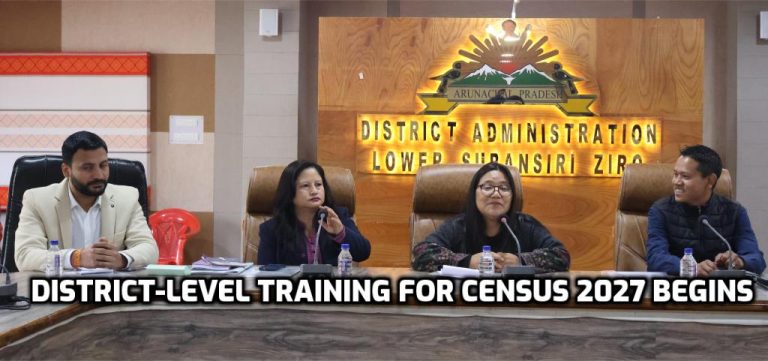 District-Level Training for Census 2027 Begins at Ziro