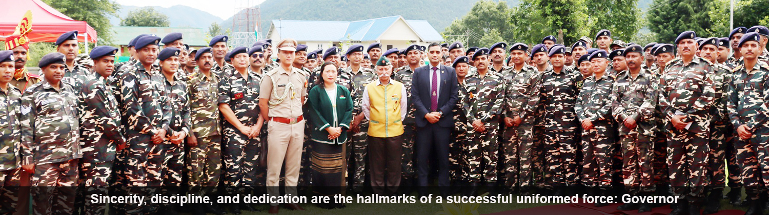 Sincerity, discipline, and dedication are the hallmarks of a successful uniformed force: Governor