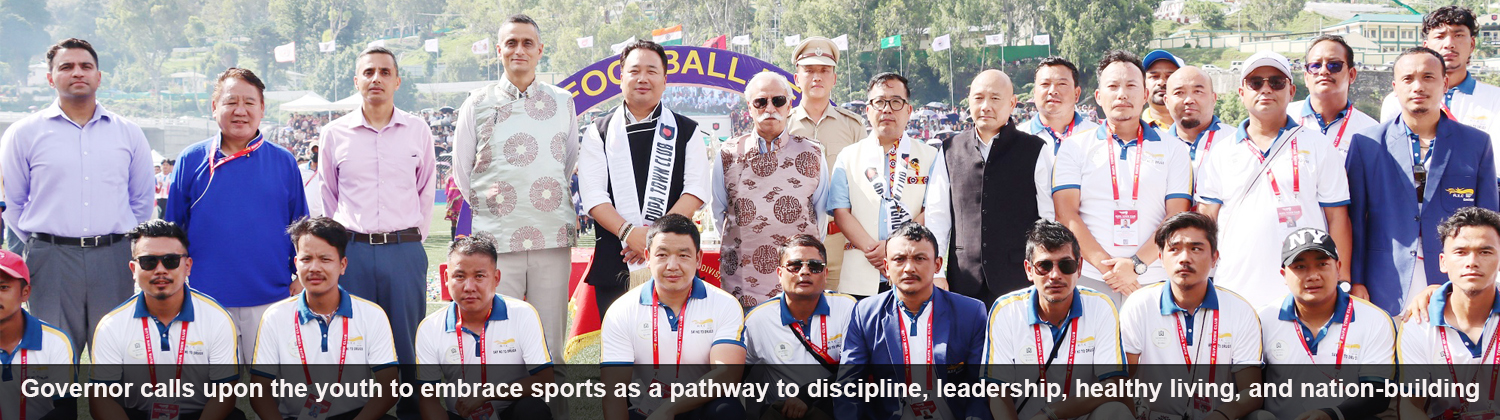 Governor calls upon the youth to embrace sports as a pathway to discipline, leadership, healthy living, and nation-building