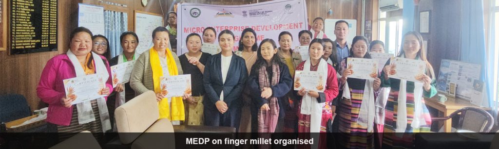 MEDP on finger millet organised
