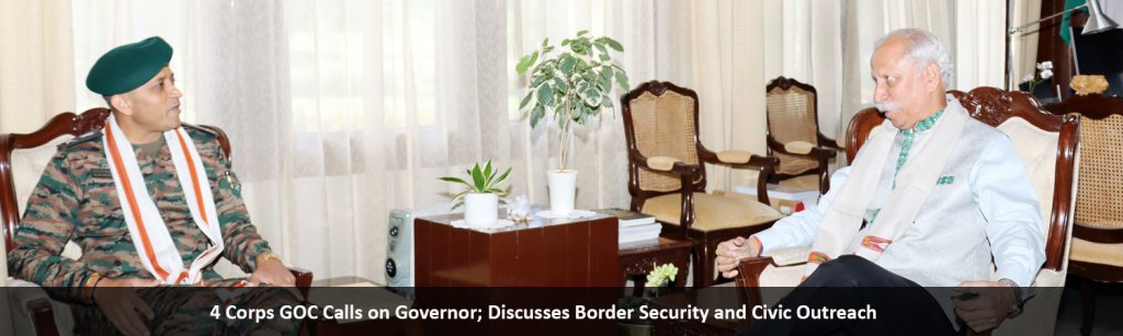 4 Corps GOC Calls on Governor; Discusses Border Security and Civic Outreach