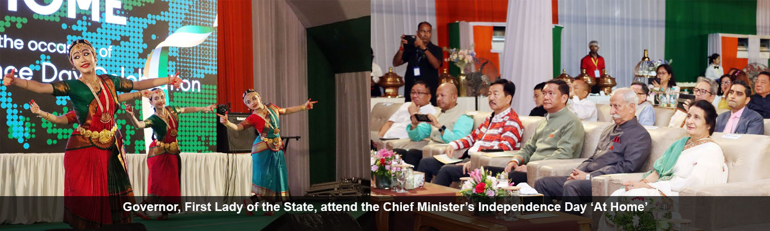 Governor, First Lady of the State, attend the Chief Minister’s Independence Day ‘At Home’