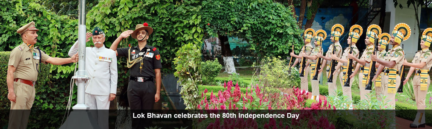 Lok Bhavan celebrates the 80th Independence Day