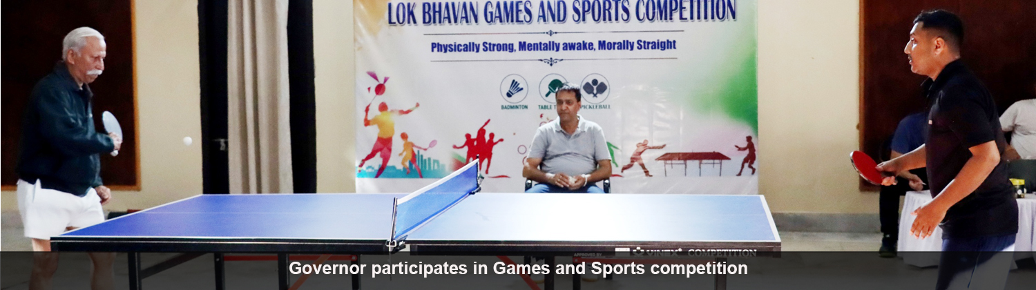 Governor participates in Games and Sports competition