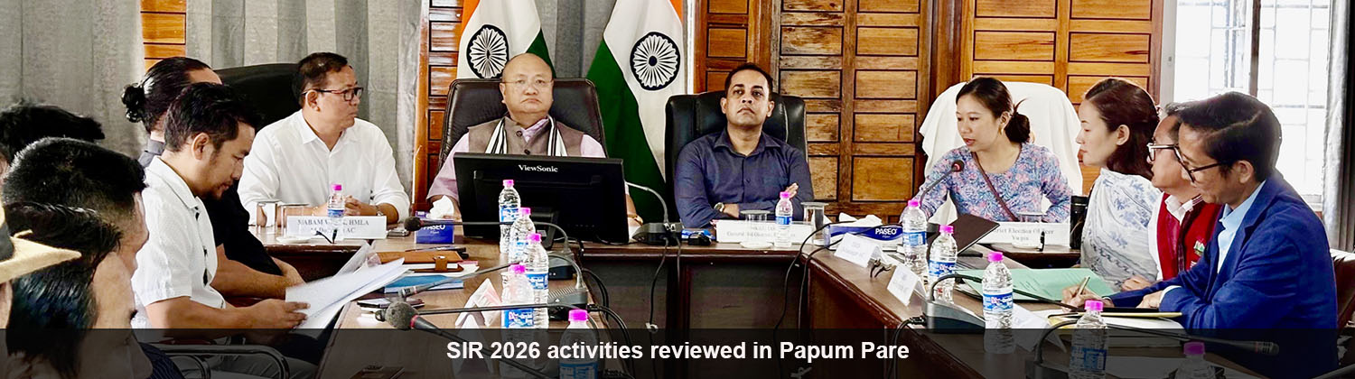 SIR 2026 activities reviewed in Papum Pare