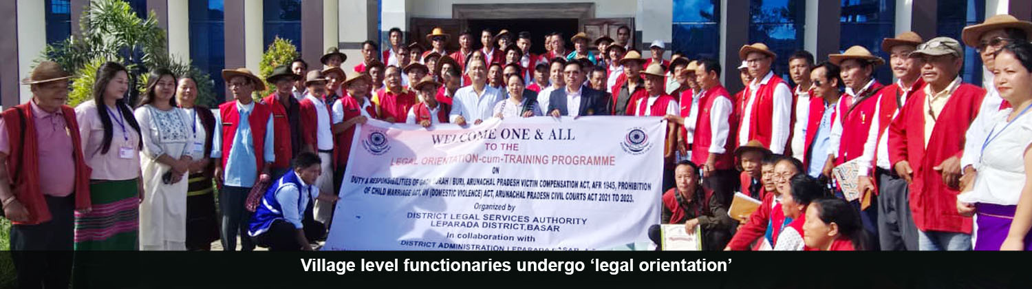Village level functionaries undergo ‘legal orientation’