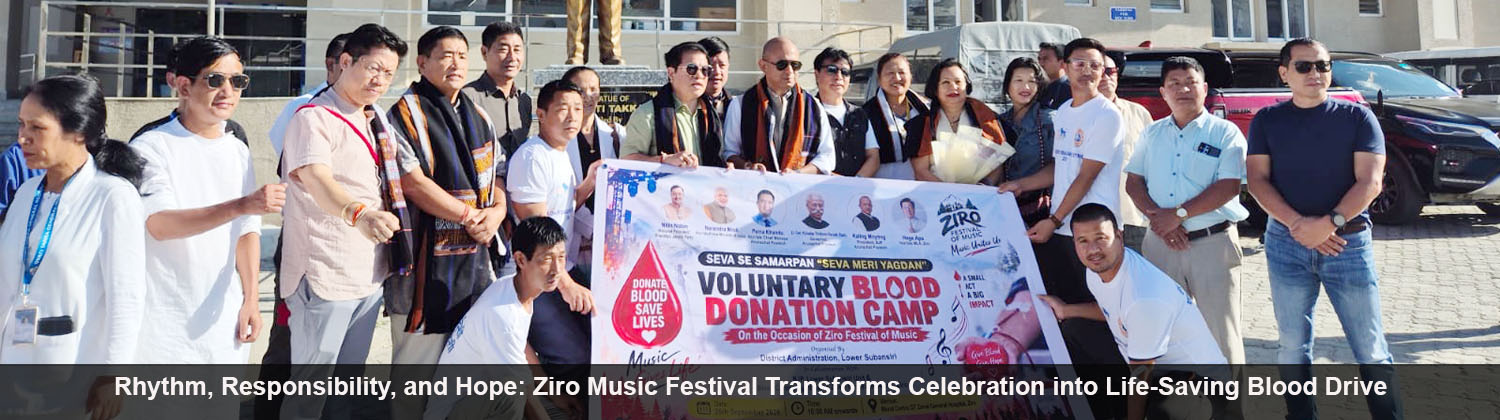 Rhythm, Responsibility, and Hope: Ziro Music Festival Transforms Celebration into Life-Saving Blood Drive