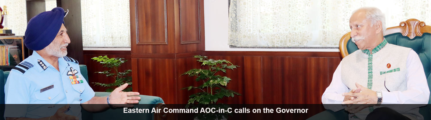Eastern Air Command AOC-in-C calls on the Governor