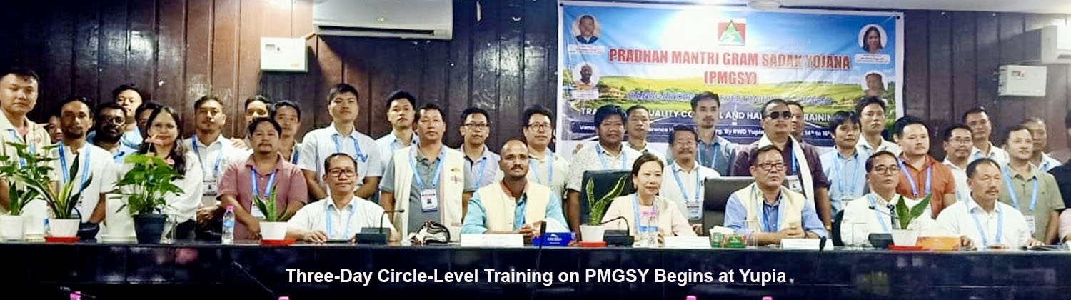 Three-Day Circle-Level Training on PMGSY Begins at Yupia
