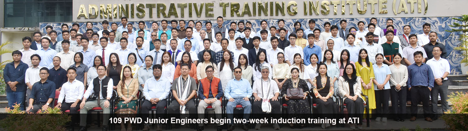 109 PWD Junior Engineers begin two-week induction training at ATI