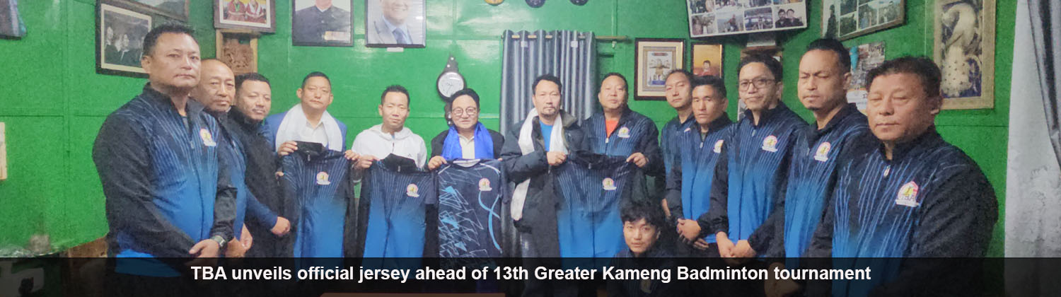 TBA unveils official jersey ahead of 13th Greater Kameng Badminton tournament