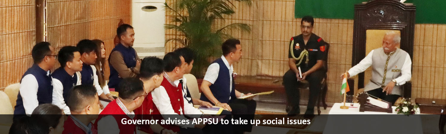 Governor advises APPSU to take up social issues