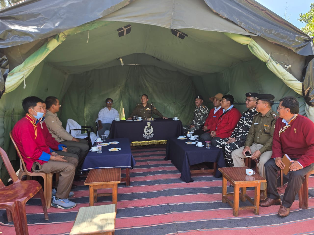 SP Tawang undertakes border visit; interacts with border communities and SSB