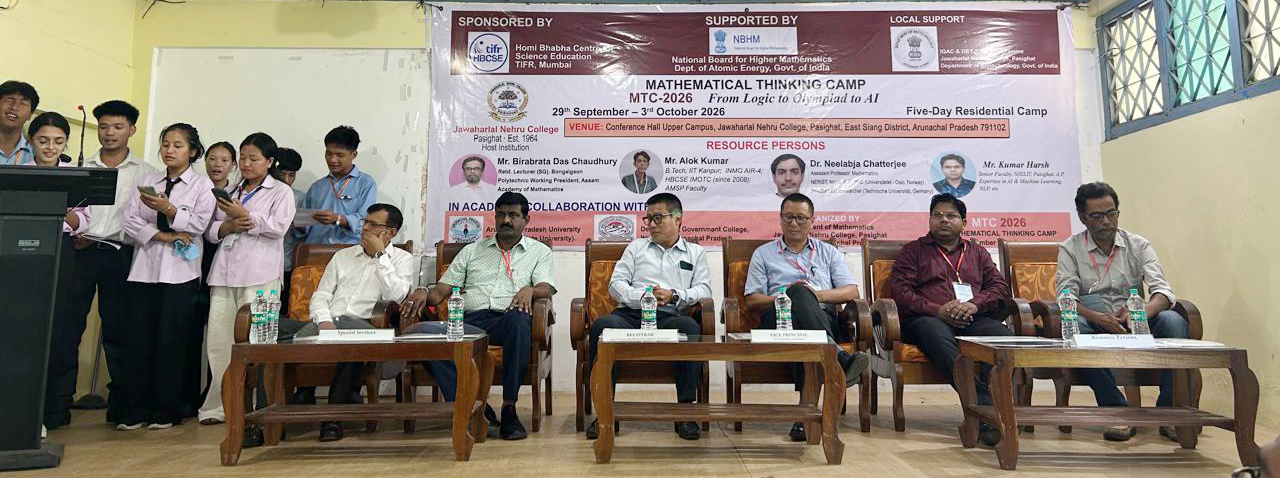 Mathematical Thinking Camp begins at JNC Pasighat