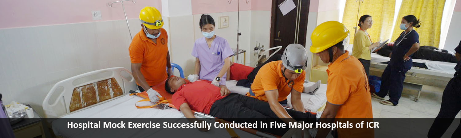 Hospital Mock Exercise Successfully Conducted in Five Major Hospitals of Itanagar Capital Region