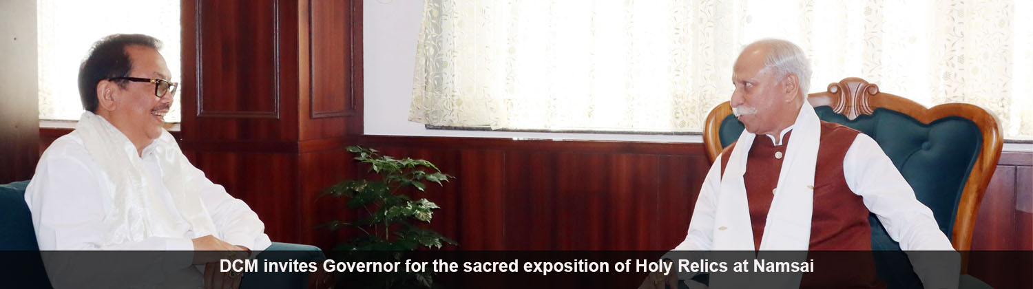 DCM invites Governor for the sacred exposition of Holy Relics at Namsai