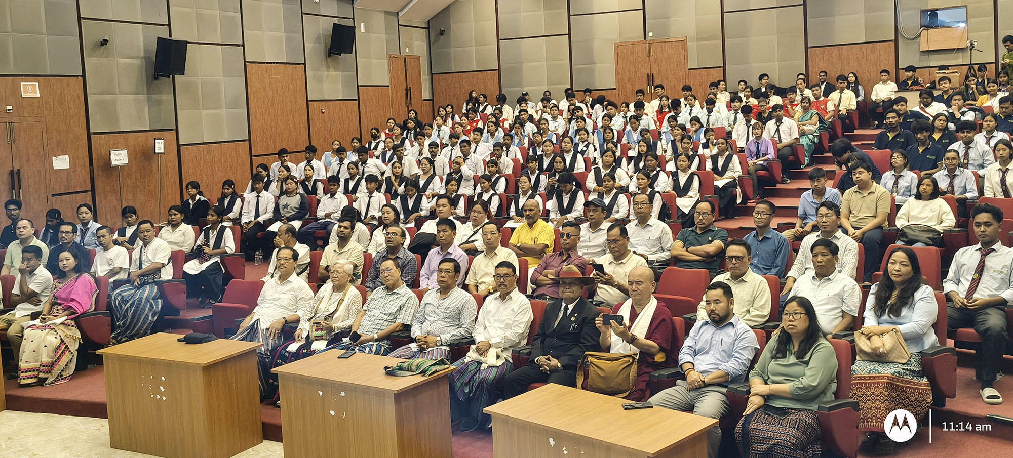 District Administration Namsai organised public talk on mental well-being and spiritual awareness