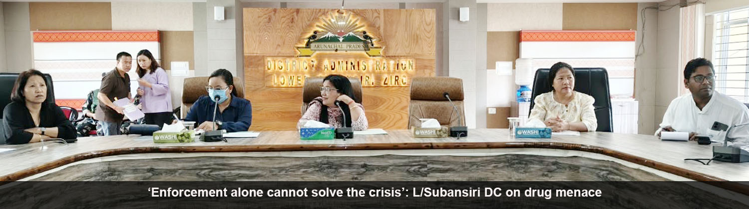 ‘Enforcement alone cannot solve the crisis’: L/Subansiri DC on drug menace