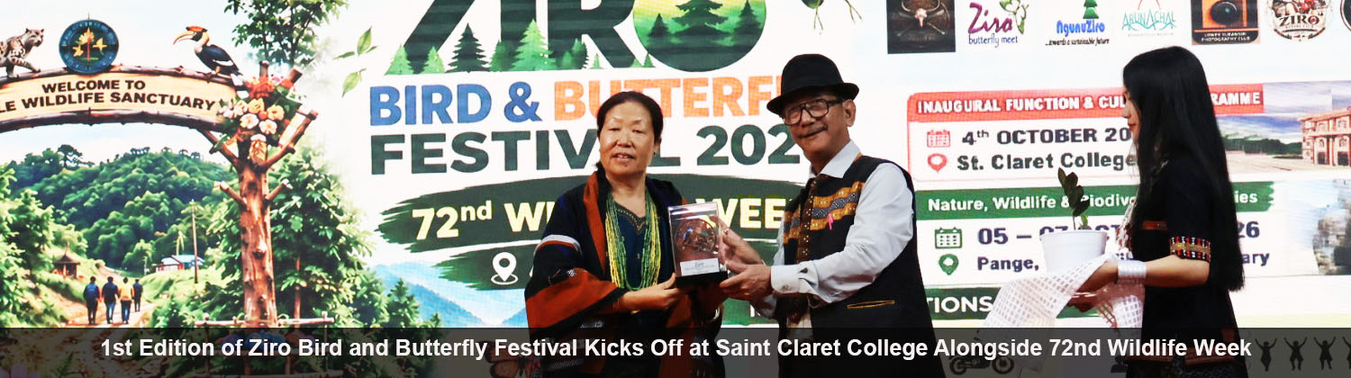 1st Edition of Ziro Bird and Butterfly Festival Kicks Off at Saint Claret College Alongside 72nd Wildlife Week
