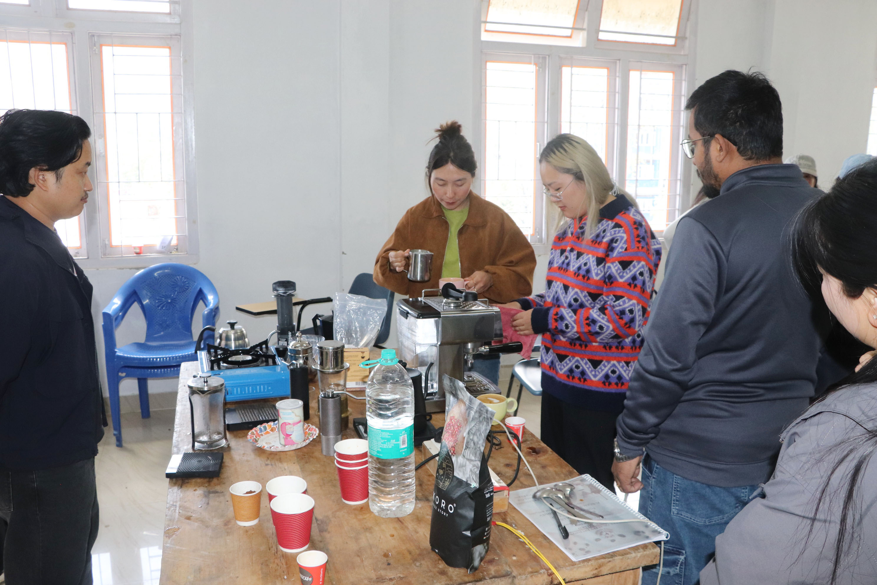 Five-Day Barista training programme "A Beans to Brew Journey" concludes in Tawang