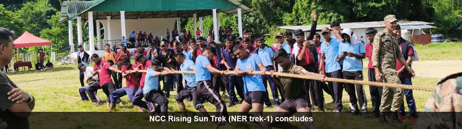 NCC Rising Sun Trek (NER trek-1) concludes