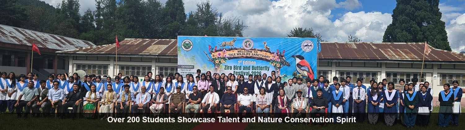 Over 200 Students Showcase Talent and Nature Conservation Spirit Ahead of 1st Ziro Bird & Butterfly Festival